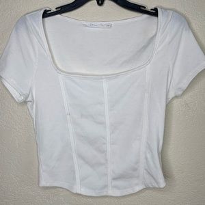 White crop top size L